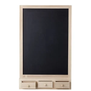Kids Bloomingville Mini Wooden Toys | Kids Furniture>Higma Blackboard, Nature, Paulownia – Bloomingville
