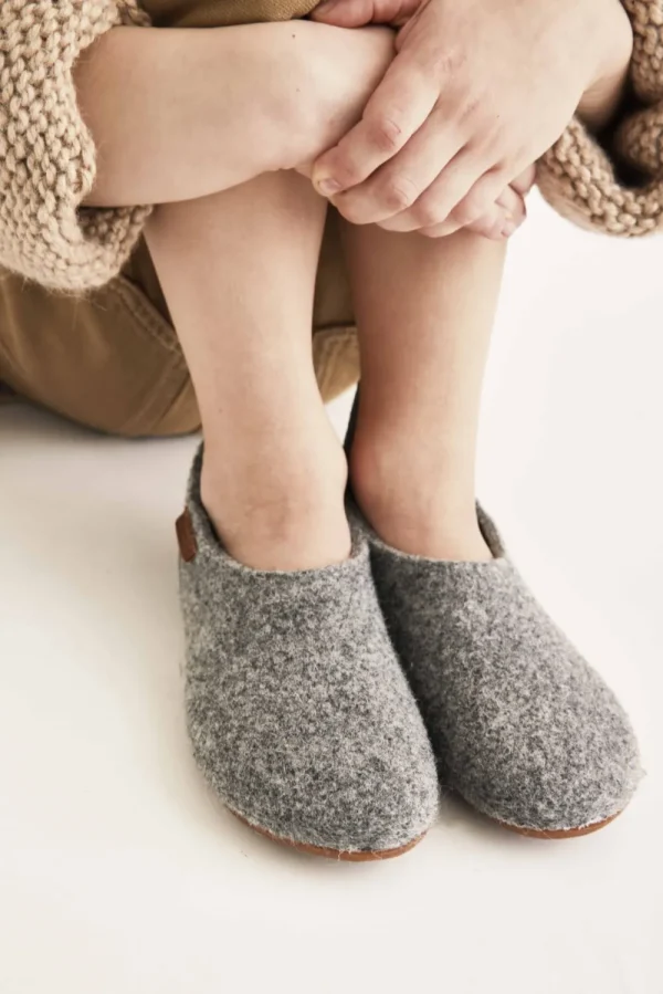 Kids/BOY Bisgaard Girl 2-8Y | Boy 2-8Y>Home Shoe Sailor Wool, Grey –