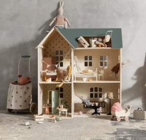 Kids Maileg Wooden Toys | Doll Accessories>House of miniature – Dollhouse –