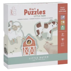 Kids Little Dutch Games And Puzzles>6 in 1 puzzles Little Farm –