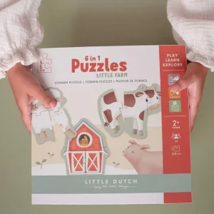 Kids Little Dutch Games And Puzzles>6 in 1 puzzles Little Farm –