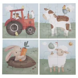 Kids Little Dutch Games And Puzzles>4 in 1 puzzles Little Farm –