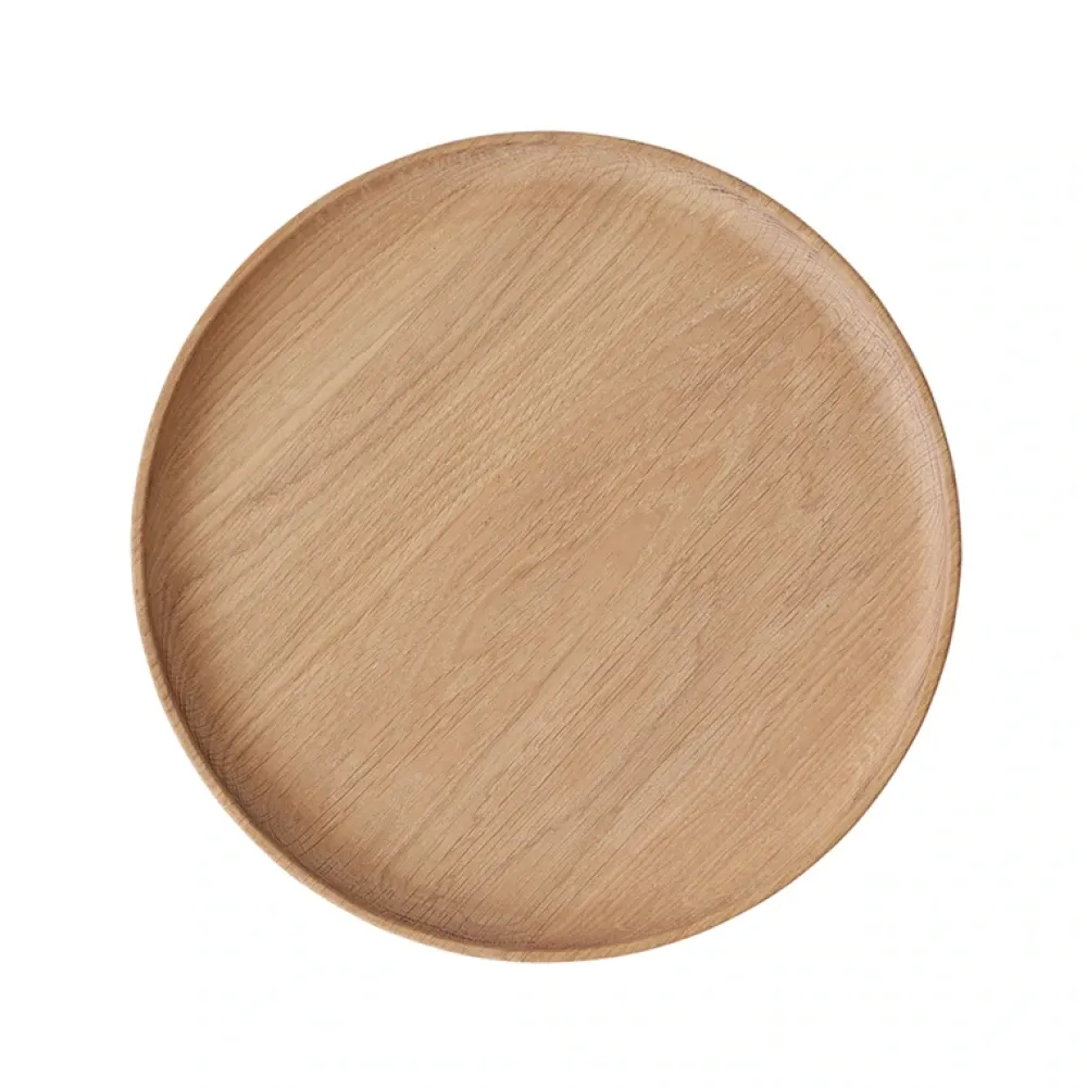 inka_wood_tray_round_natu_1.webp OYOY Design Figures | Kitchen>Inka Wood Tray Round, Nature Large –