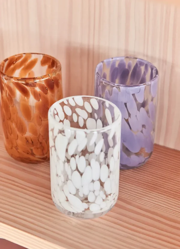 OYOY Kitchen>Jali Glass, White –
