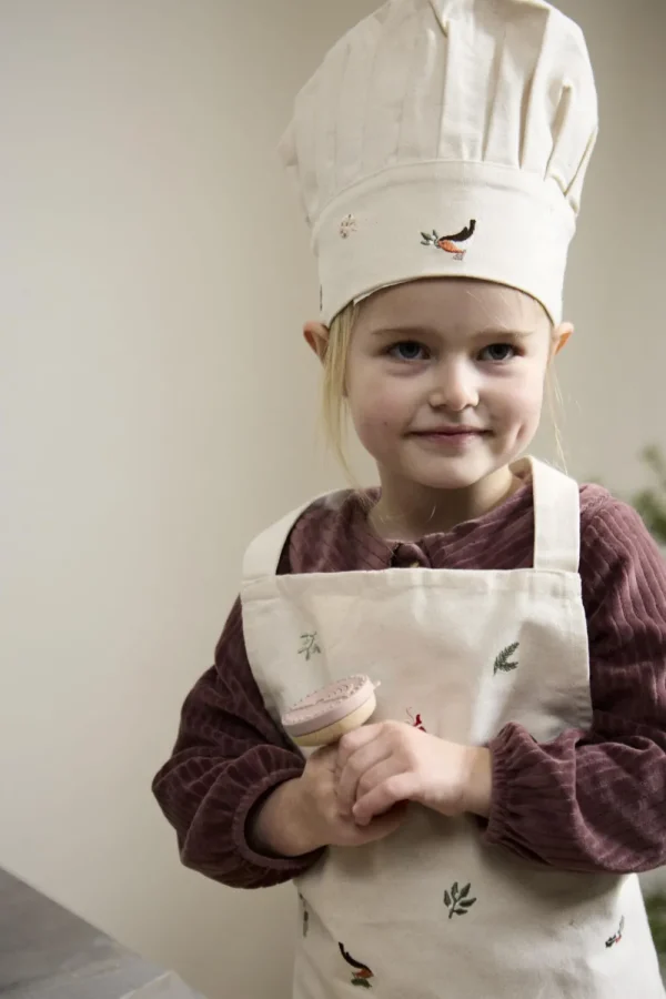 Kids FILIBABBA Creativity | Birthday / Party>Kids Embroidered apron and hat GOTS –