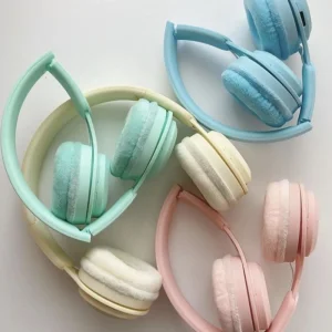 Kids Lalarma Copenhagen Music Instruments | Christmas Toys>Kids Wireless Headphones, Blue Pastel – Lalarma