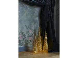 Sirius Christmas Decorations>Kirstine 63 cm decorative tree gold –