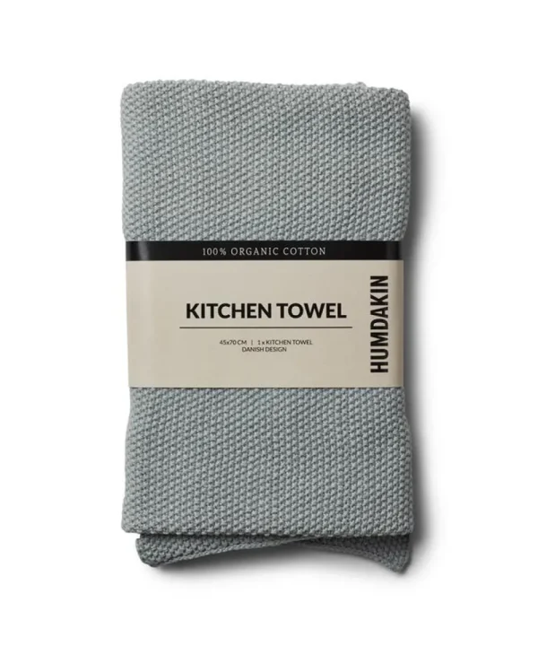 Humdakin Textiles | Kitchen>Knitted kitchen towel – Stone –