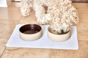 OYOY ZOO Pets>Koko Dog Bowl Mat, Ice –