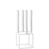 By Lassen Easter Decorations | Design Figures>Kubus 4 Candleholder, White –