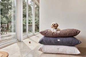OYOY ZOO Pets>Kyoto Dog Cushion, Small Choko –