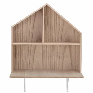 Kids Bloomingville Mini Wooden Toys | Doll Accessories>Lai Shelf, Wooden House Paulownia – Bloomingville