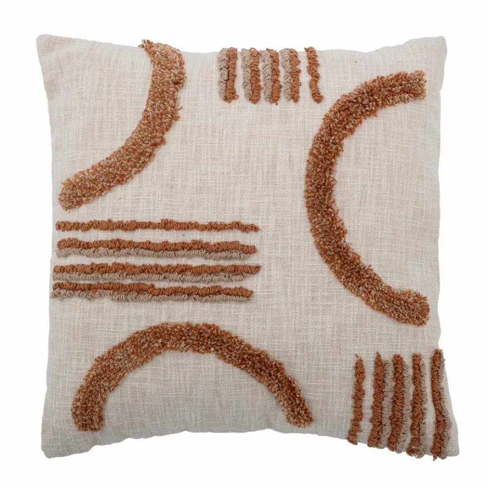 lali_cushion_brown_cotton_0.webp Bloomingville Textiles>Lali Cushion, Brown, Cotton –