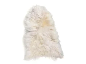 Villa Collection Textiles | Bedroom>Lambskin 120 x 80 cm real fur, white –