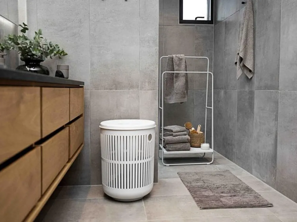 laundry_hamper_ume__l_lig_1.webp Zone Denmark Storage | Bedroom>Laundry Hamper Ume 68 l, Light Grey –