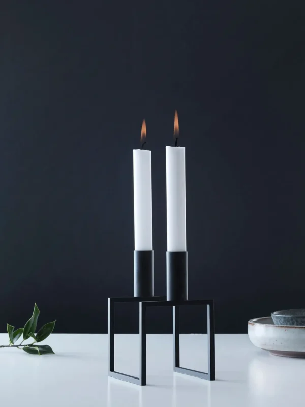 By Lassen Candle And Holders>Line Candleholder, black –