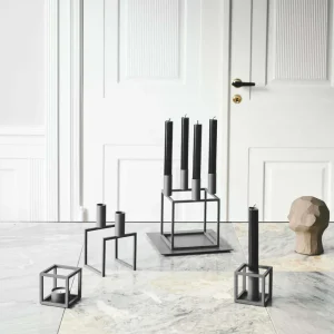By Lassen Candle And Holders>Line Candleholder, black –