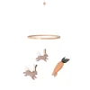 Kids FILIBABBA Mobiles>Linen baby mobile Carrot Thief –