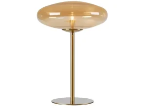 Markslöjd Lamps & Lighting>Locus Table Lamp Amber / Brass –