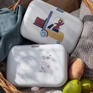Kids Sebra Interior Dinnertime>Lunchbox with silicone strap – Sebra