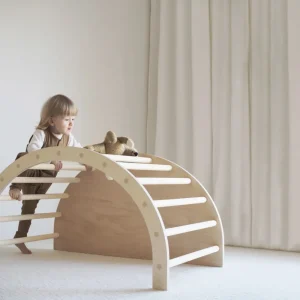 Kids Fitwood of Scandinavia Wooden Toys | Christmas Toys>Luoto Climbing Arch, Birch – Fitwood