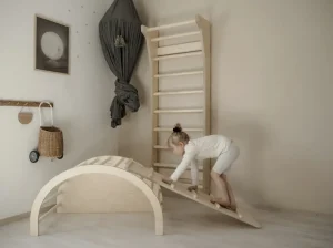 Kids Fitwood of Scandinavia Wooden Toys | Christmas Toys>Luoto Climbing Arch, Birch – Fitwood