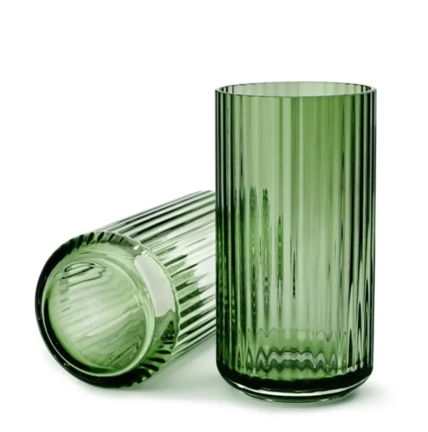 Lyngby Porcelain Easter Decorations | Ceramics And Vases>Lyngby Vase, Glass Green 20 cm – Lyngby