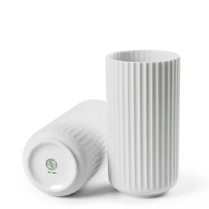 Lyngby Porcelain Easter Decorations | Ceramics And Vases>Lyngby Vase, Matt White 20 cm – Lyngby