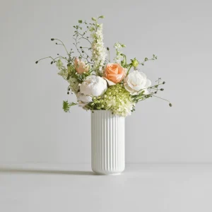 Lyngby Porcelain Easter Decorations | Ceramics And Vases>Lyngby Vase, Matt White 20 cm – Lyngby