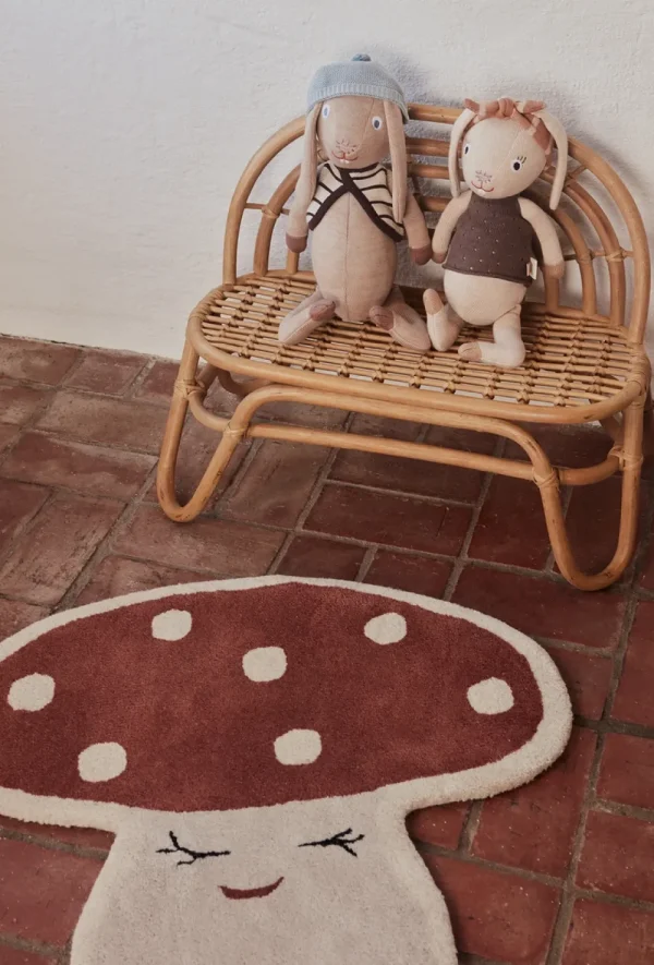 Kids OYOY Mini Rugs And Playmats>Malle Mushroom Rug –