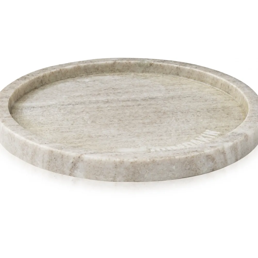 marble_tray_rund_brown__h_0.webp Humdakin Ceramics And Vases | Kitchen>Marble Tray Rund, Brown –