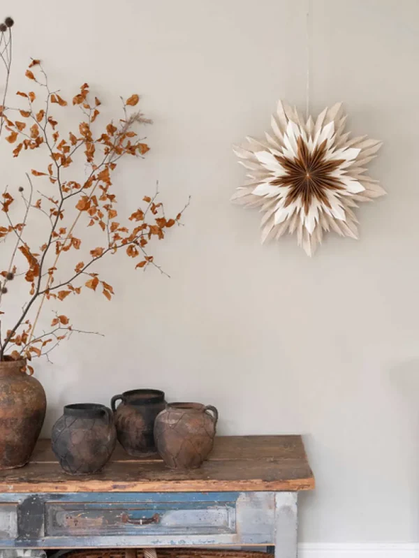 Watt & Veke Christmas Decorations>Marta Star 60 Brown – Watt & Veke