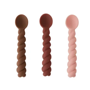 Kids OYOY Mini Dinnertime>Mellow Spoon, Pack of 3 Rose Mix – OYOY
