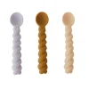 Kids OYOY Mini Dinnertime>Mellow Twisted Spoon Set of 3 Purple Mix – OYOY