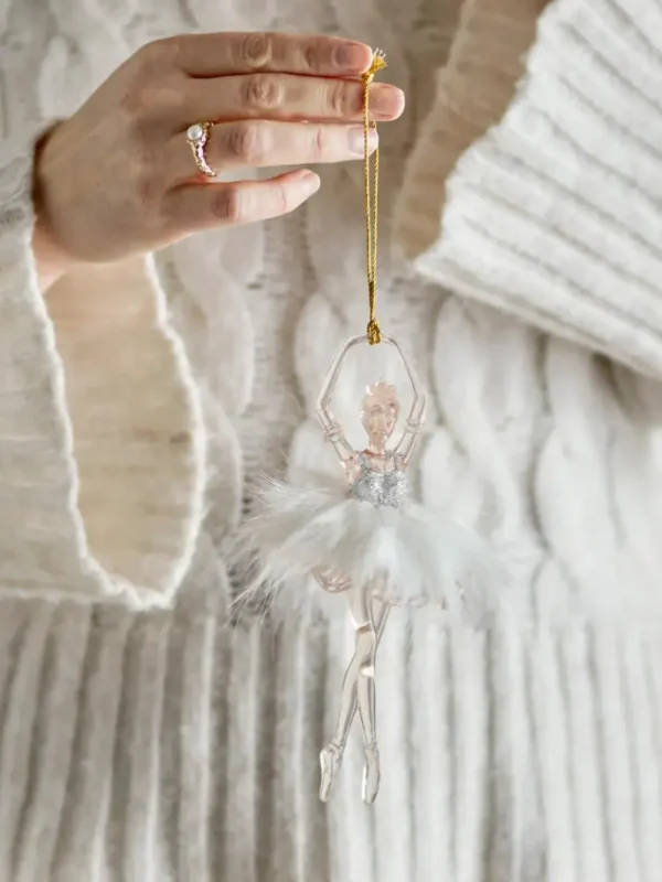 Kids Bloomingville Birthday / Party | Christmas Decorations>Misty Ballerina Ornament, White –