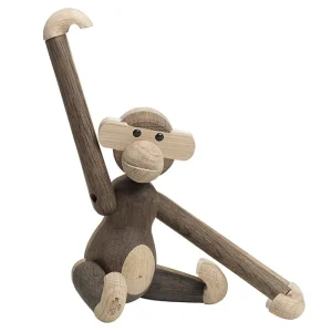 Nordichaus Design Figures>Monkey small, smoked oak – Kay Bojesen
