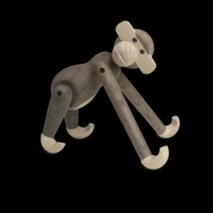 Nordichaus Design Figures>Monkey small, smoked oak – Kay Bojesen