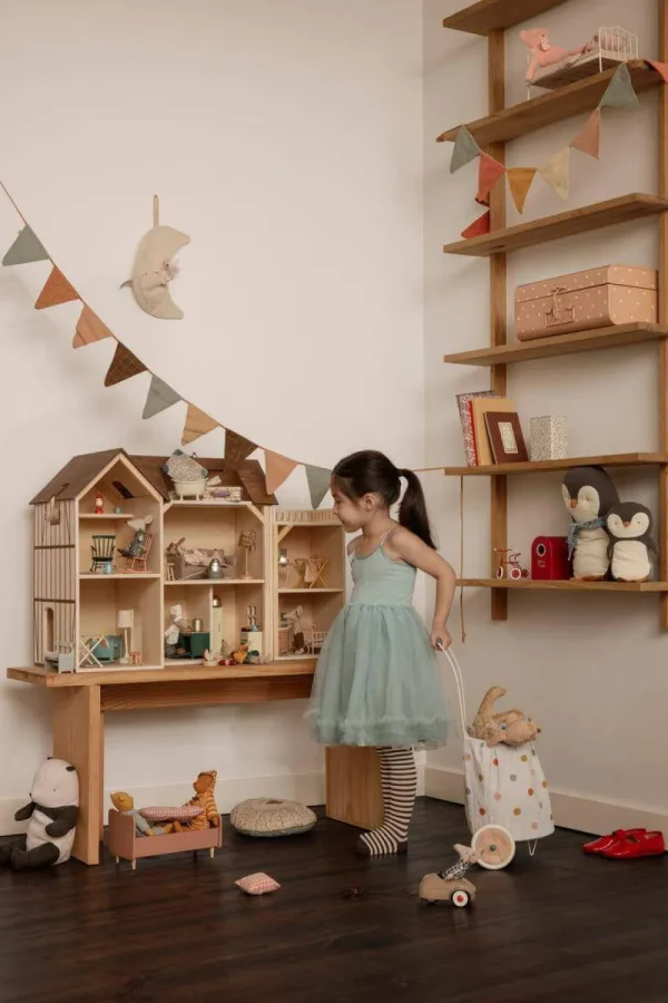 Kids Maileg Wooden Toys | Doll Accessories>Mouse hole Farmhouse –