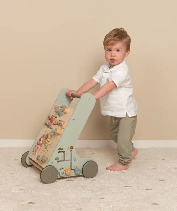 Kids Little Dutch Wooden Toys | Balance Toys>Multi-activity Baby Walker Little Farm –