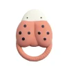 Kids Sebra Interior Baby Toys | Pacifiers And Boxes>Natural Rubber Teething Ring, Luca the ladybug – Sebra