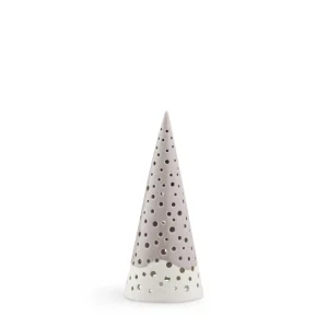 Kähler Design Christmas Decorations | Ceramics And Vases>Nobili Tealight holder 19 cm, warm grey – Kähler