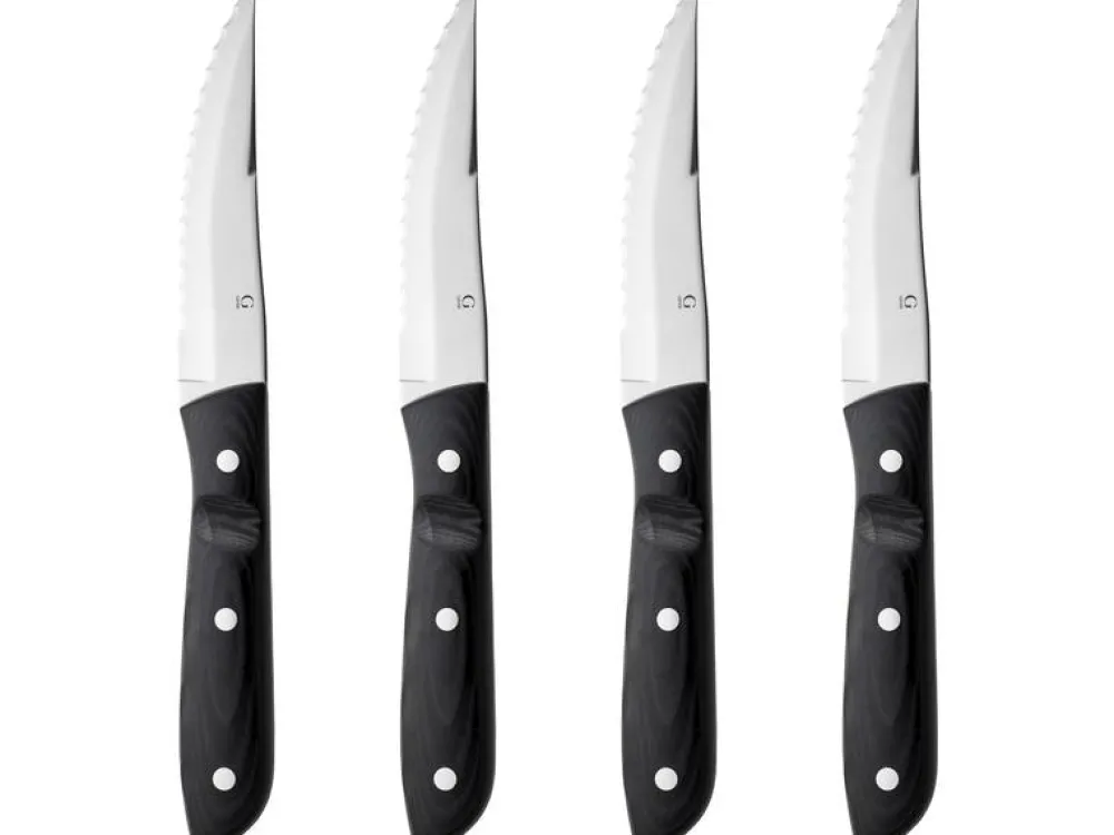 old_farmer_steak_knife_xl_1.webp Gense Kitchen>Old Farmer Steak Knife XL 4 pcs, Black –