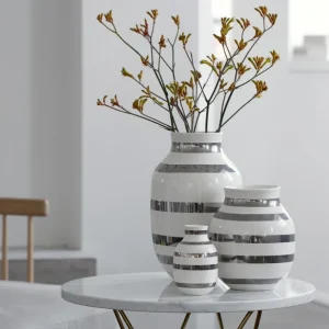 Kähler Design Easter Decorations | Ceramics And Vases>Omaggio Vase 31 cm, Silver – Kähler