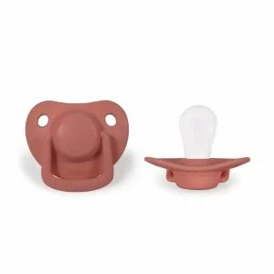 Kids FILIBABBA Pacifiers And Boxes>Pacifiers 2-pack, Coral 0-6 months –