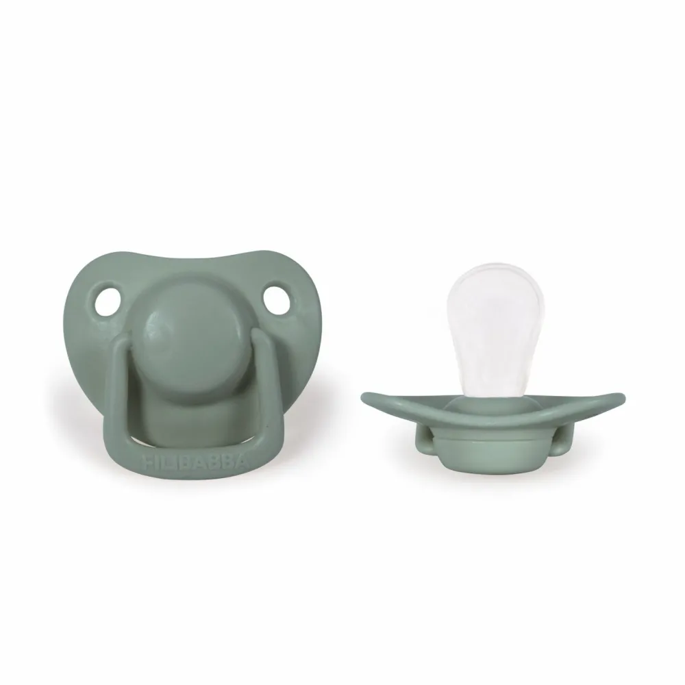 pacifiers_pack_moss_green_0.webp Kids FILIBABBA Pacifiers And Boxes>Pacifiers 2-pack Moss green 0-6 months –