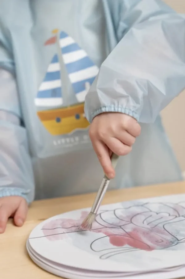 Kids Little Dutch Creativity>Paint Apron Sailors Bay –
