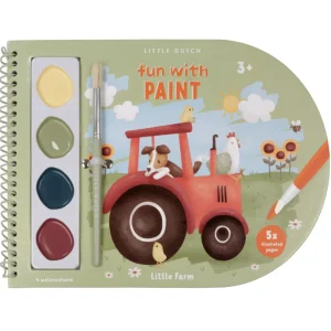 Kids Little Dutch Creativity>Painting book Little Farm –