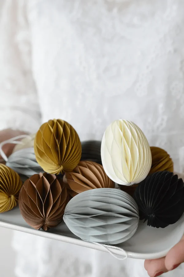 Delight Department Easter Decorations>Paper Egg, Black –