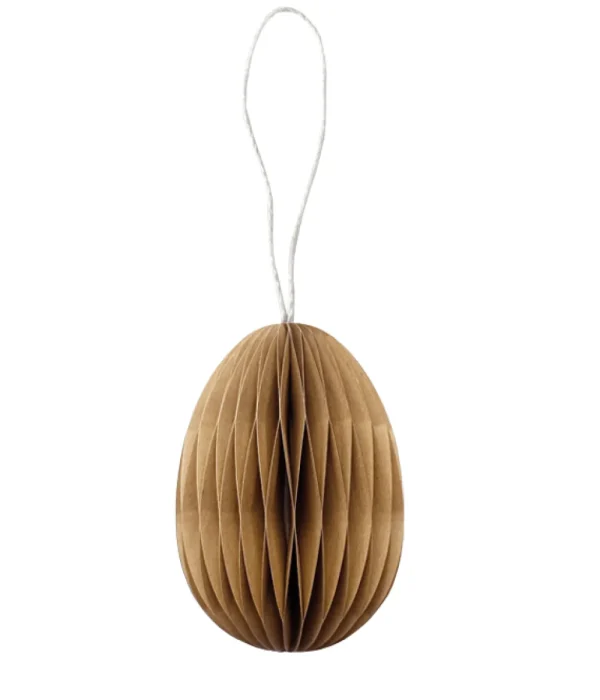 Delight Department Easter Decorations>Paper Egg, Mocca –