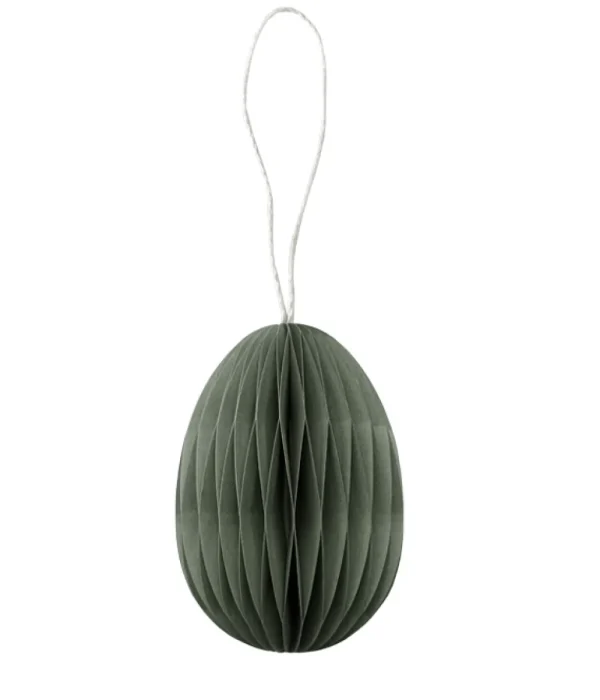 Delight Department Easter Decorations>Paper Egg, Olive –